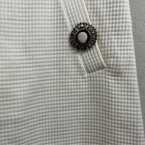 Fendi Dress Textured Sleeveless Mini Jewel Embellished Shift - Picture 9 of 16